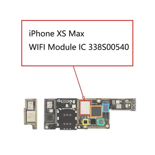 Wi-Fi/Bluetilloth IC 338S00540 - XS/XR/XS Max Blå
