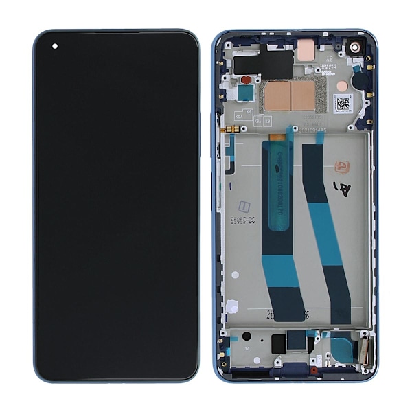 Xiaomi 11 Lite 5G NE /Mi 11 Lite 4G/5G (2021) Skärm med LCD Display Original - Blå Blue