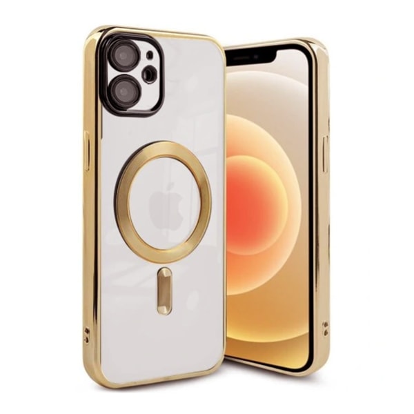 Luxury Mobilskal med Magsafe iPhone 12 - Guld Gold