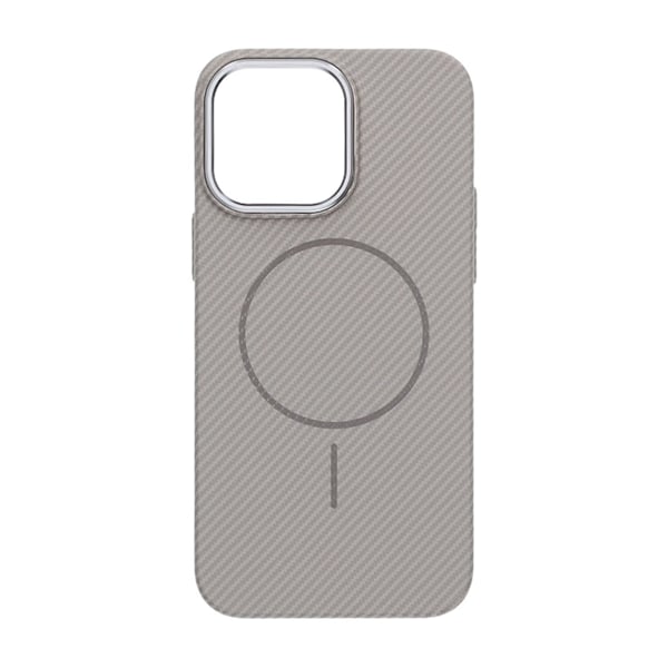 iPhone 14 Pro Max Mobilskal Carbonmönstrad - Grå grå