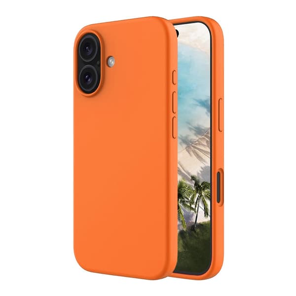Rvelon Mobilskal Silikon MagSafe för iPhone 17 - Orange Orange