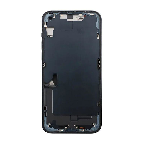 iPhone 14 Plus Baksida med Komplett Ram - Svart Svart