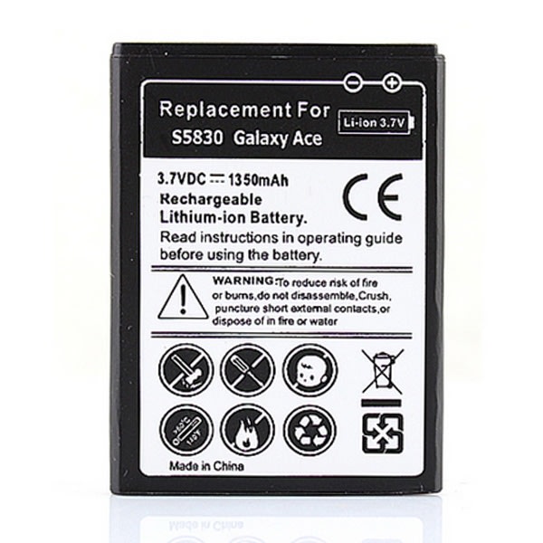 Samsung Galaxy Galaxy Ace Batteri OEM Svart