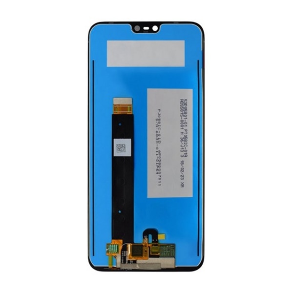 Nokia 7.1 Skärm med LCD Display OEM - Svart Black