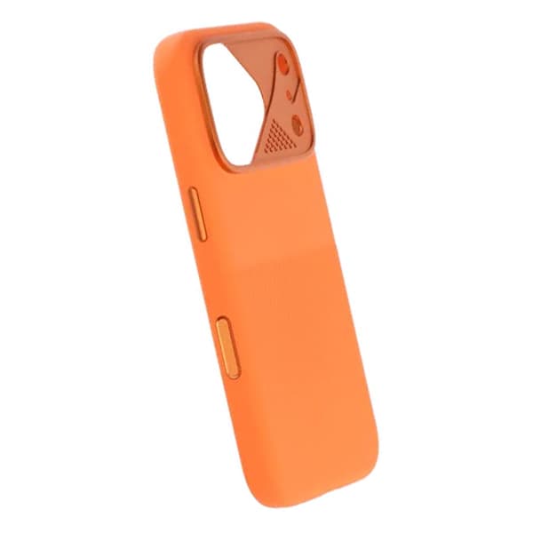 Amru Liquid Silicone Phone Case - iPhone 17 Pro Orange orange