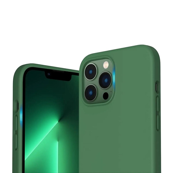 iPhone 13 Pro Skal - Silikon Grön Rvelon Green