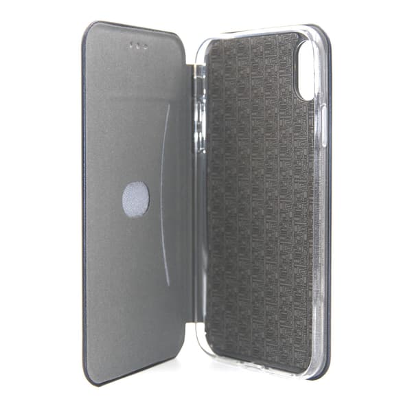 Mobilfodral med Stativ iPhone XS Max - Blå Graphite blue