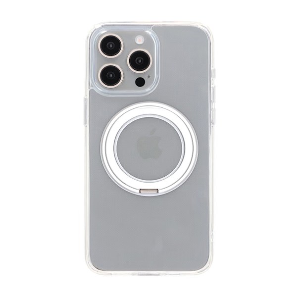 iPhone 15 Pro Max Mobilskal med Magsafe Stativ - Transparent Transparent