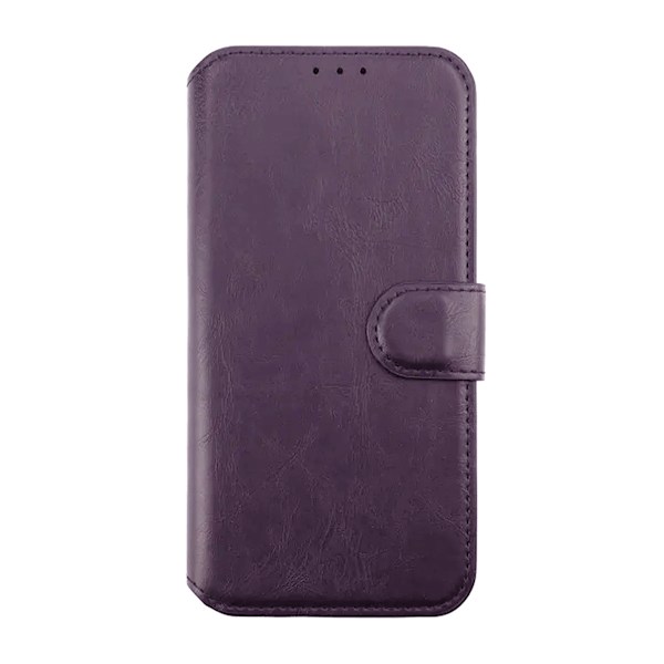 iPhone 11 Plånboksfodral Extra Kortfack Rvelon - Mörklila Dark purple