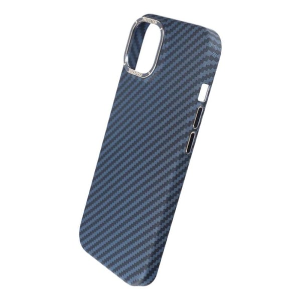 iPhone 15 Mobilskal i Kolfiber - Brå Blue