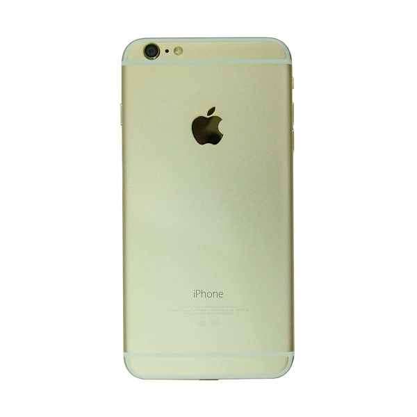 iPhone 6 Plus Baksida med Komplett Ram med Kamera och Batteri - Guld Guld