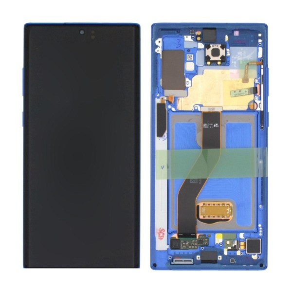 Samsung Galaxy Note 10 Plus 5G (SM-N975F) Skärm med LCD Display Original - Blå Marine blue