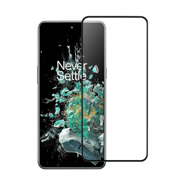 Skärmskydd OnePlus 10T - 3D Härdat Glas - Svart Black