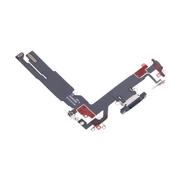 iPhone 16 Laddkontakt med Flexkabel Original - Svart Svart