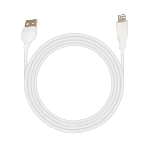 USB A till Lightning MFi Kabel Rvelon - 1 Meter Vit White