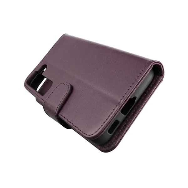 Samsung Galaxy S22 Plånboksfodral med Extra Kortfack Rvelon - Mörklila Dark purple