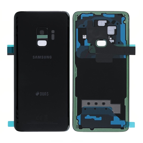 Samsung Galaxy S9 Duos (SM-G960F DS) Baksida Original - Svart Svart