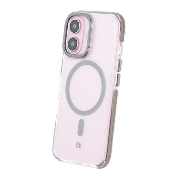 iPhone 16 Rvelon Mobilskal Magnet Förstärkt - Grå Grey