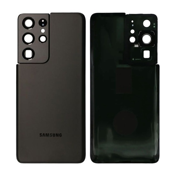 Samsung Galaxy S21 Ultra 5G (SM-G998B) Baksida - Svart Svart