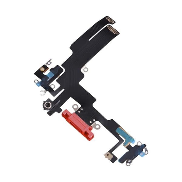 iPhone 14 Laddkontakt med Flexkabel Original - Röd Red