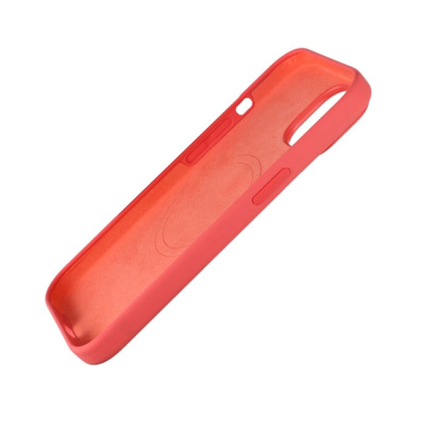 iPhone 15 Silikonskal Rvelon MagSafe - Röd Röd