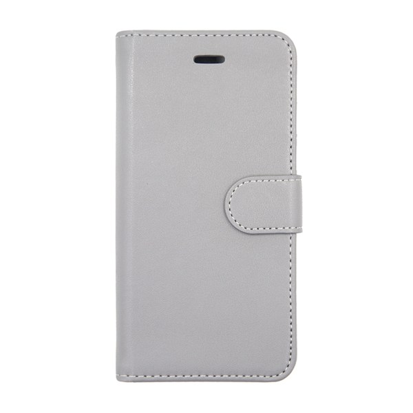 iPhone 6/6S Plånboksfodral Magnet Läder med Stativ - Grå Taupe