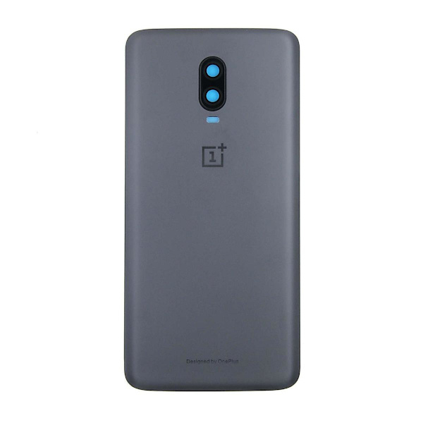 OnePlus 6T Baksida/Batterilucka - Midnatt Svart Black