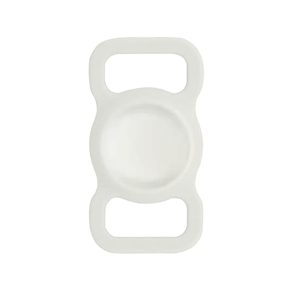 AirTag Fodral Silikon - Vit Vit