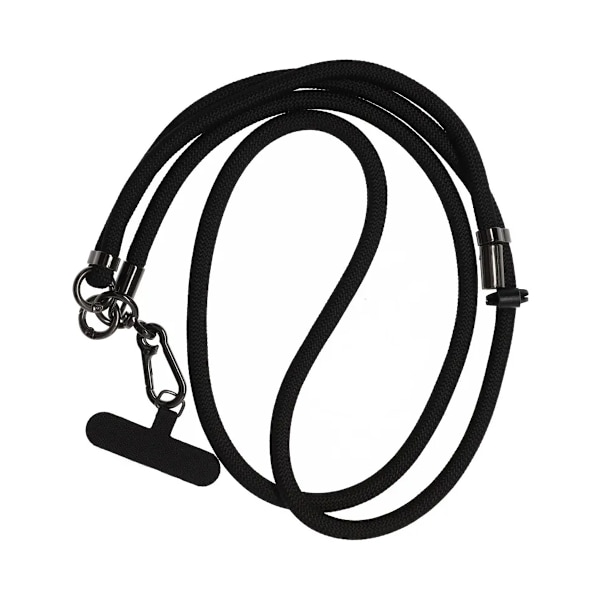 Mobilhalsband Universal justerbart - Svart Black
