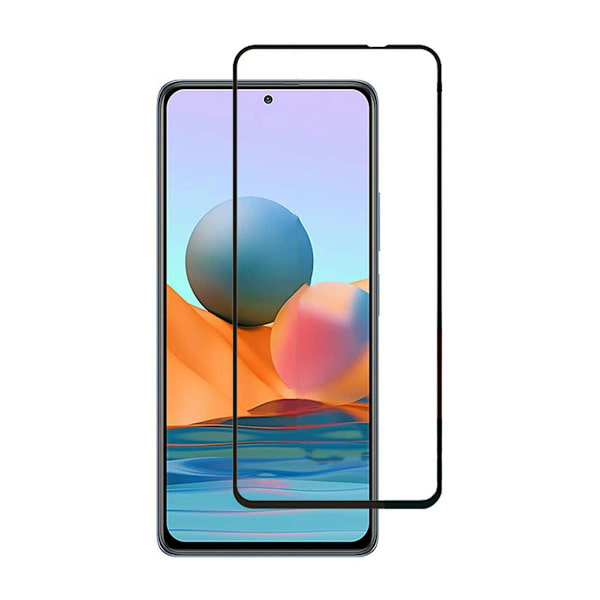 Skärmskydd Xiaomi Redmi Note 11 - 3D Härdat Glas - Svart Svart