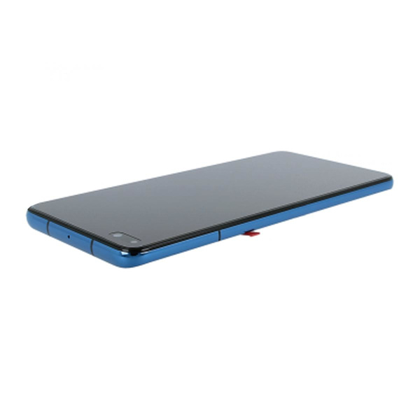 Huawei P40 Skärm/Display med Batteri Original - Blå Blue