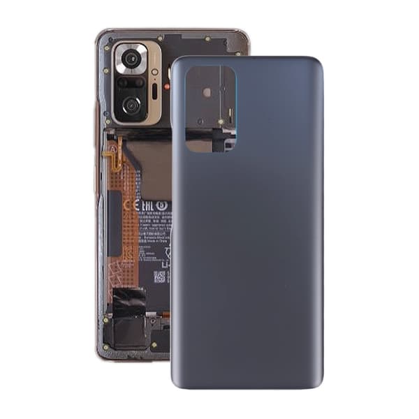 Xiaomi Redmi Note 10 Pro Baksida Glas - Grå grå