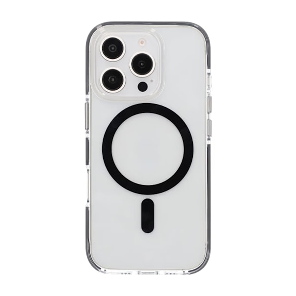 iPhone 16 Pro Mobilskal Magnet Dubbelskydd - Svart Black