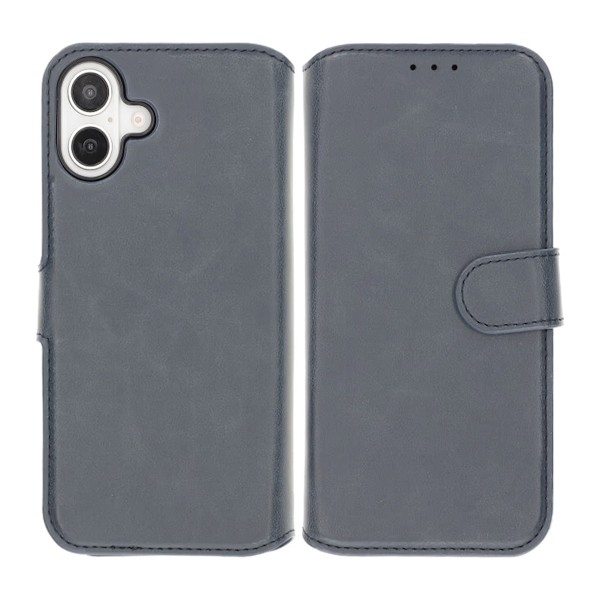 iPhone 16 Plus Plånboksfodral Magnet Rvelon - Blå Blå