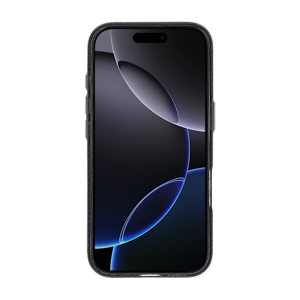 iPhone 16 Pro Mobilskal Carbonmönstrad - Svart Black