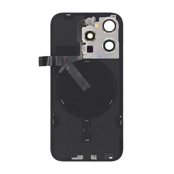 iPhone 15 Pro Baksida Glas Komplett OEM - Titanblå Blue