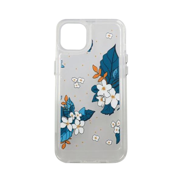 iPhone 14 Plus Mobilskal med motiv - Blå Blad Blue