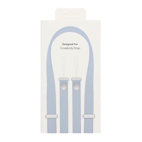 Crossbody Strap för iPhone mobilskal - Ljusblå Blue