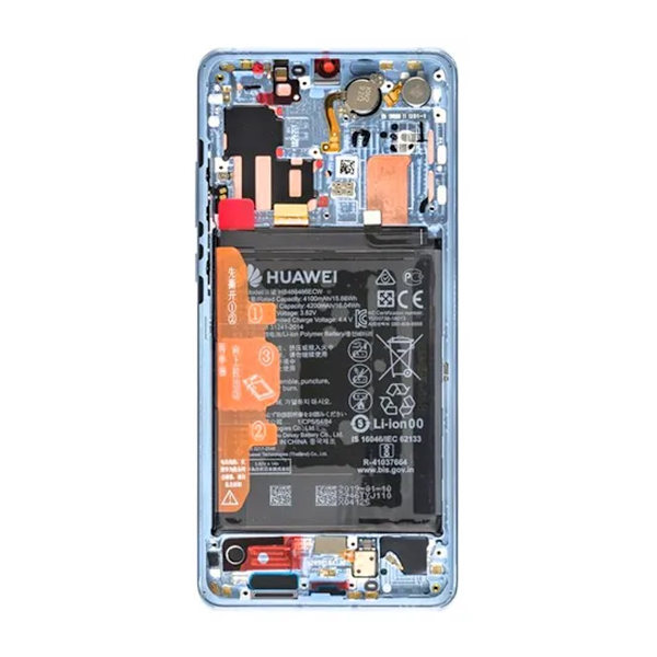 Huawei P30 Pro Skärm med LCD Display + Batteri Original - Lila Lila