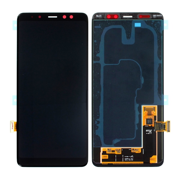 Samsung Galaxy A8 Plus 2018 (SM-A730F) Skärm med LCD Display Original - Svart