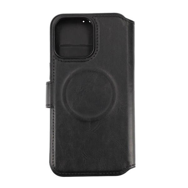iPhone 15 Pro Max Plånboksfodral med Magsafe Rvelon - Svart Black
