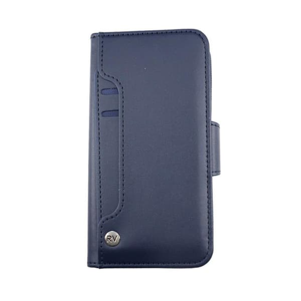 Samsung Galaxy S22 Plånboksfodral med Extra Kortfack Rvelon - Blå Marinblå