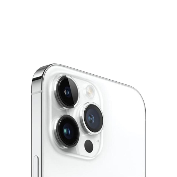 iPhone 14 Plus Kameralins med Ram - Sliver Silver