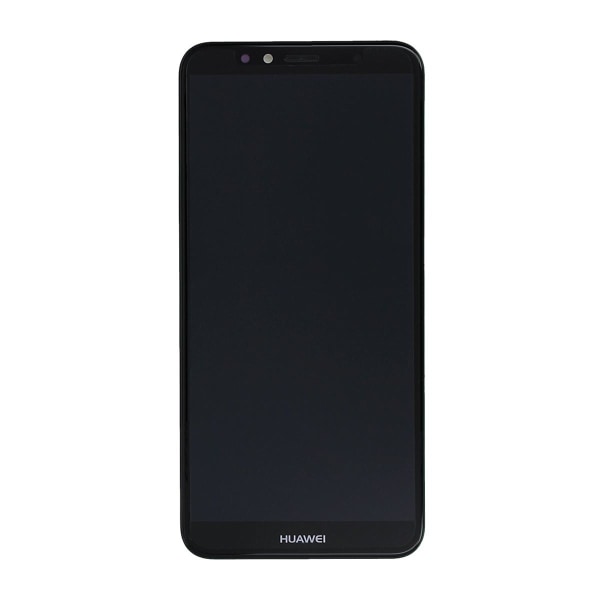 100% Original Huawei Y6 2018 Display Module Frontcover + LCD + D Svart