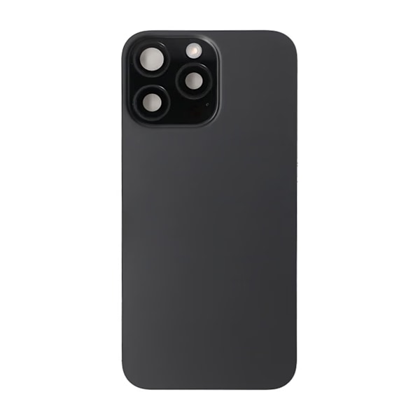 iPhone 16 Pro Max Baksida Glas - Svart Svart