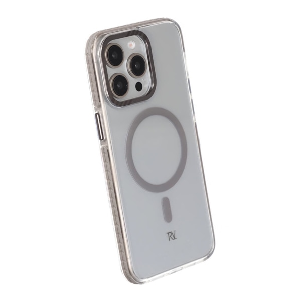 iPhone 15 Pro Max Rvelon Mobilskal Magnet Förstärkt - Grå Grey