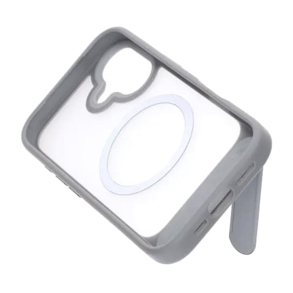 MagSafe-kuori jalustalla iPhone 17:lle - Harmaa harmaa