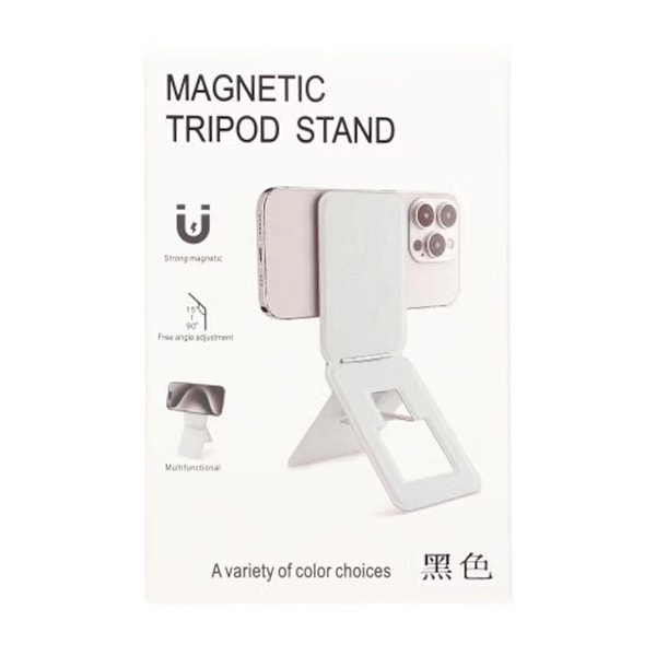 Utfällbart MagSafe Stativ Fodral för iPhone - Rosa Pink