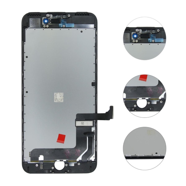 iPhone 7 Plus LCD Skärm (DTP) - Svart Black