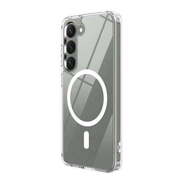 Samsung Galaxy S23 Mobilskal Hybrid med Magsafe - Transparent Transparent